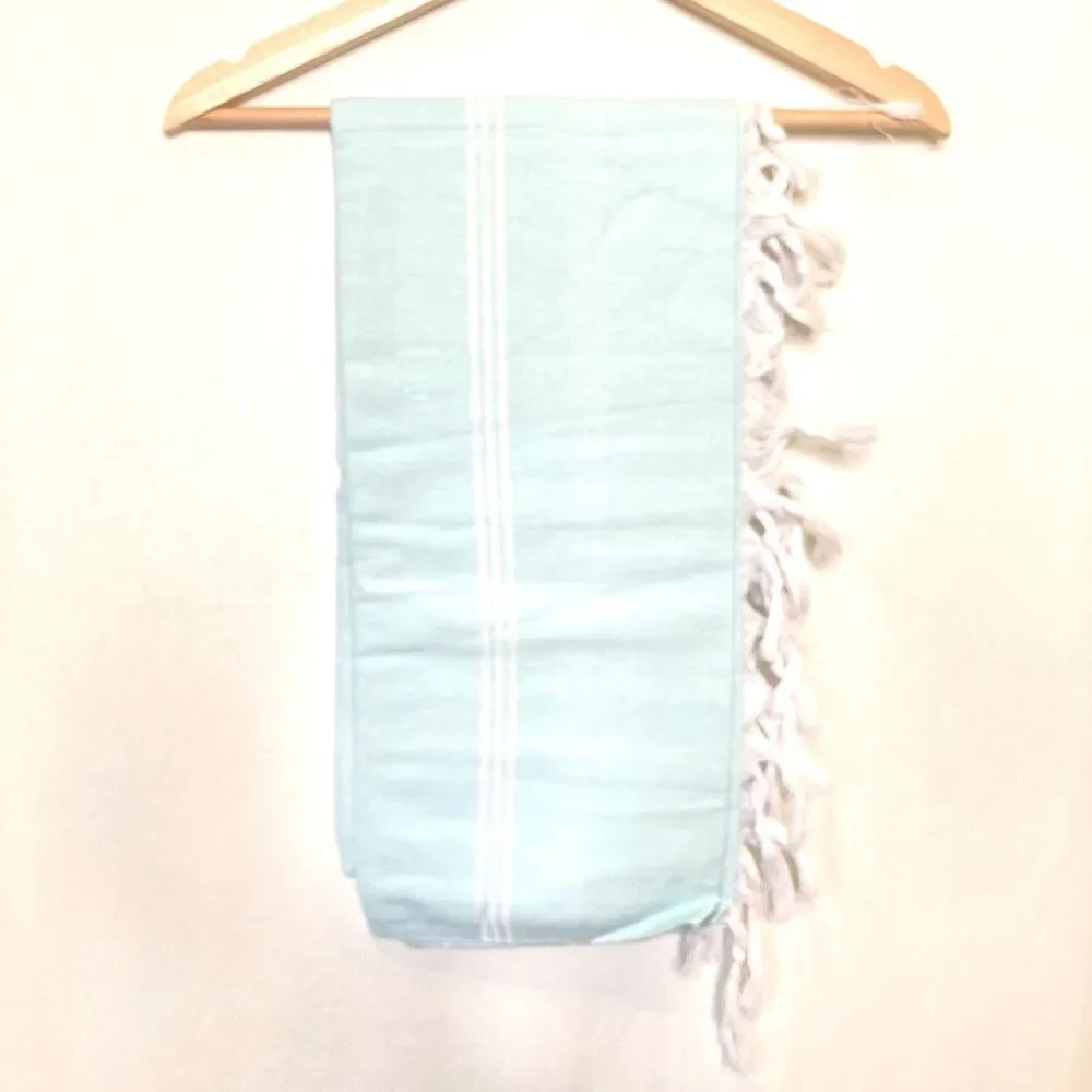 Ella Lou Bliss Organic Turkish Beach Towel 100% Organic Cotton Hand- Loomed NEW